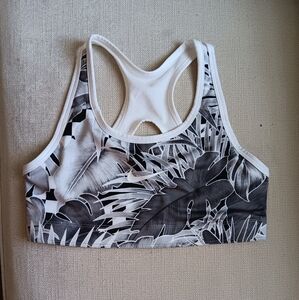 Nike Black and White Sports Bra